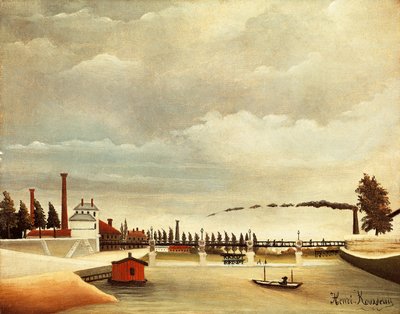 Rive della Senna da Henri J.F. Rousseau