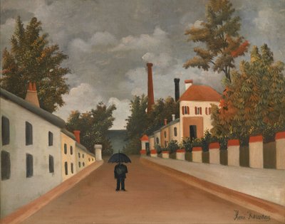 Le periferie di Parigi, c.1910 da Henri Rousseau