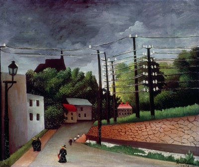 Veduta di Malakoff, Hauts-de-Seine da Henri J.F. Rousseau