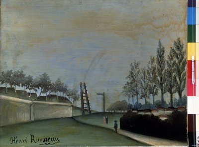 Veduta di Vanves da Henri J.F. Rousseau