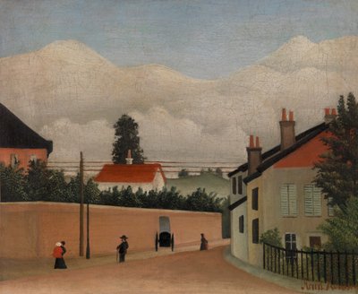 Scena di strada da Henri J.F. 1844 1910 Rousseau