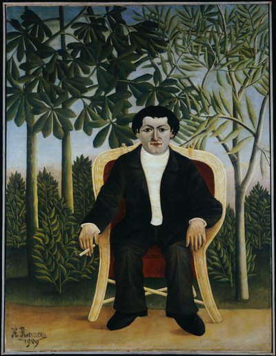 Ritratto di Joseph Brummer, 1909 da Henri J.F. Rousseau