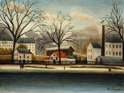 Periferia, c.1896 da Henri J.F. Rousseau
