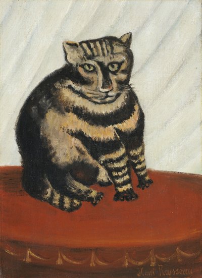 Il gatto tigrato da Henri J.F. Rousseau