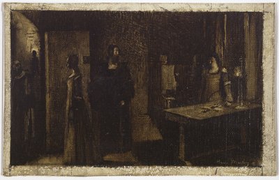 Il Crocifisso, 1887 circa (olio su tela) da Henri Jean Guillaume Martin