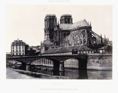 Chiesa di Notre-Dame, XII secolo, c.1852 da Henri Jean Louis (attr.to) Le Secq