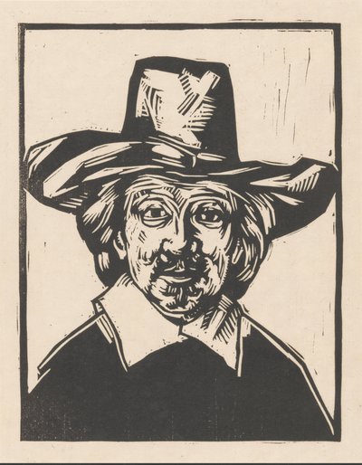 Uomo con cappello da Henri Jonas