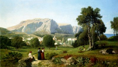 Capri da Henri Joseph Harpignies