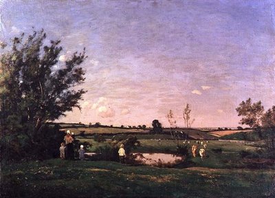 Dintorni di St. Pierre, Yonne da Henri Joseph Harpignies