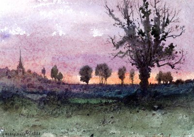Paesaggio, 1881 da Henri Joseph Harpignies