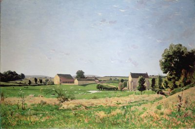 Paesaggio a Saulce, Yonne da Henri Joseph Harpignies