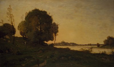 Il ponte di Nevers, 1861-1893 da Henri Joseph Harpignies