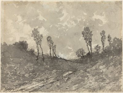 Strada a Hérisson da Henri Joseph Harpignies