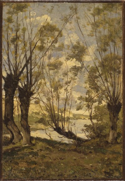 Salici sulle rive della Loira, 1893 da Henri Joseph Harpignies
