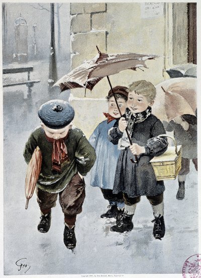 Un indipendente - acquerello di Geoffroy in "Le Figaro Illustré", maggio 1901 da Henri Jules Jean Geoffroy