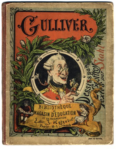 Ritratto di Lemuel Gulliver. Copertina per 