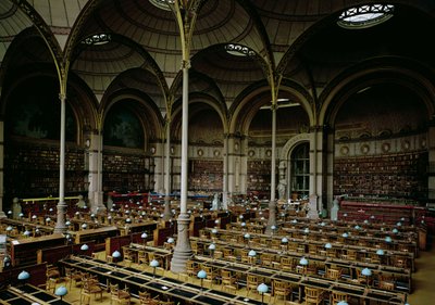 Interno della Salle des Imprimes, 1868 da Henri Labrouste