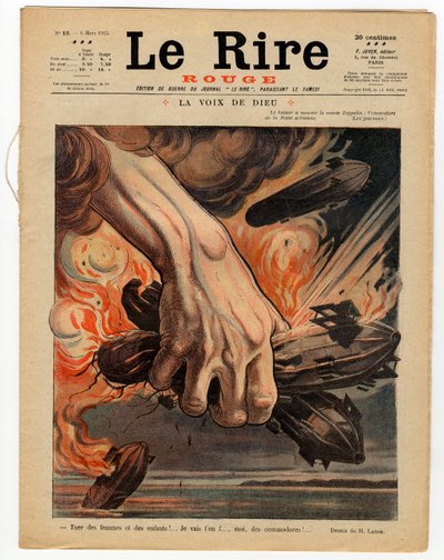 Copertina di "Il Riso Rosso", Satirico a Colori da Henri Lanos