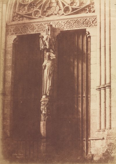 Amiens, Facciata settentrionale del transetto, 1852 da Henri Le Secq
