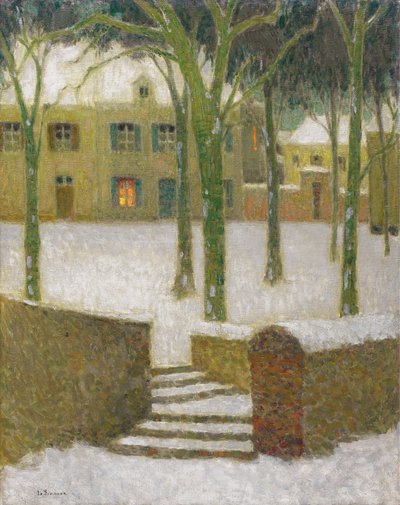 Un posto a Nemours, 1930 da Henri Le Sidaner