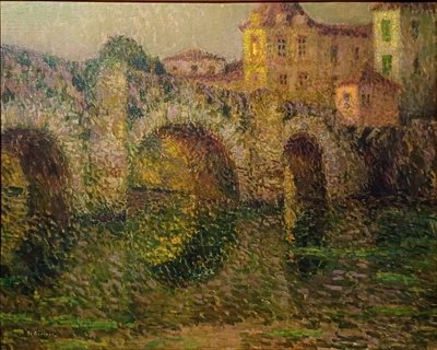 Il ponte di Clisson al crepuscolo da Henri Le Sidaner