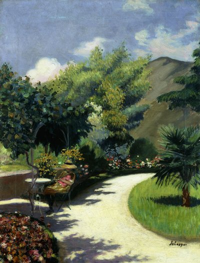 Ragazza in un Giardino, Le Pradet da Henri Lebasque