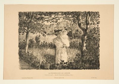 La passeggiata nel giardino da Henri Lebasque
