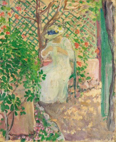 Marthe Lebasque nella Gloriette da Henri Lebasque