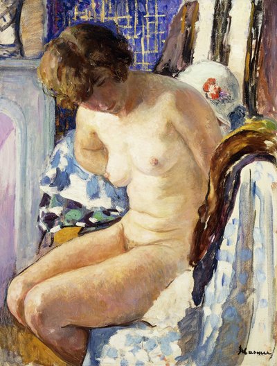 Nudo seduto da Henri Lebasque