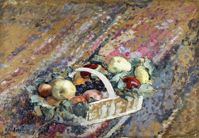 Natura morta con un cesto di frutta; Nature Morte au Panier de Fruits da Henri Lebasque