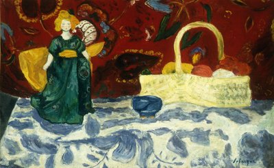 Natura Morta con Bambola e Frutta da Henri Lebasque