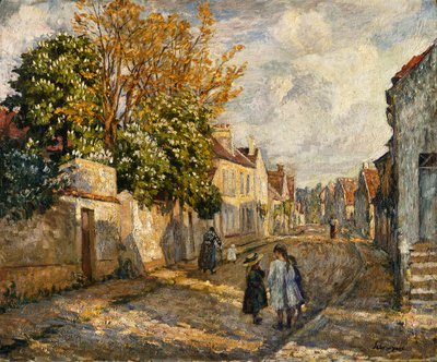 Scena di strada, Lagny da Henri Lebasque