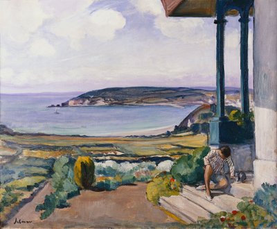 Il giardino sulla baia di Morgat, 1924 da Henri Lebasque
