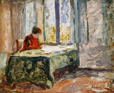Donna che cuce da Henri Lebasque