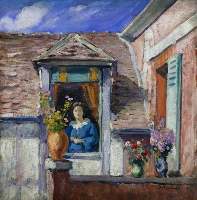 Donna alla finestra da Henri Lebasque