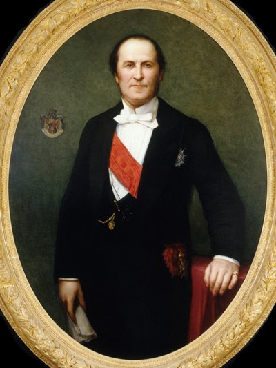 Ritratto di Georges-Eugène Baron Haussmann da Henri Lehmann