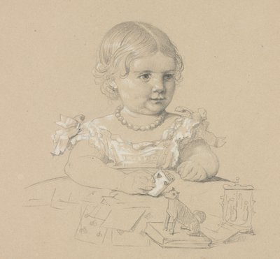 Ritratto di un bambino da Henri Lehmann