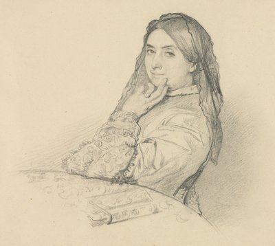 Ritratto di sua madre da Henri Lehmann