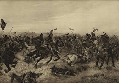 Battaglia di Agincourt; 1415 da Henri Louis Dupray