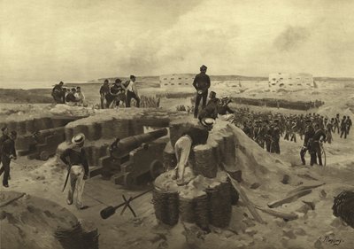 Battaglia di Bomarsund, 1854 da Henri Louis Dupray