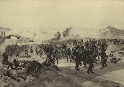 Battaglia di Corunna, 1809 da Henri Louis Dupray