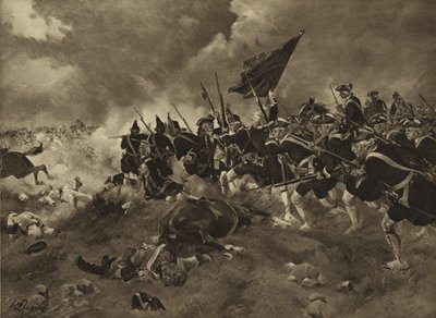 Battaglia di Dettingen, 1743 da Henri Louis Dupray