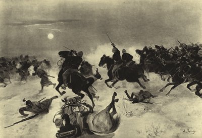 Battaglia di Kassassin, 1882 da Henri Louis Dupray