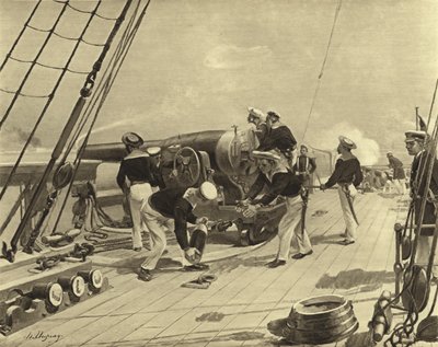Bombardamento di Alessandria, 1882 da Henri Louis Dupray