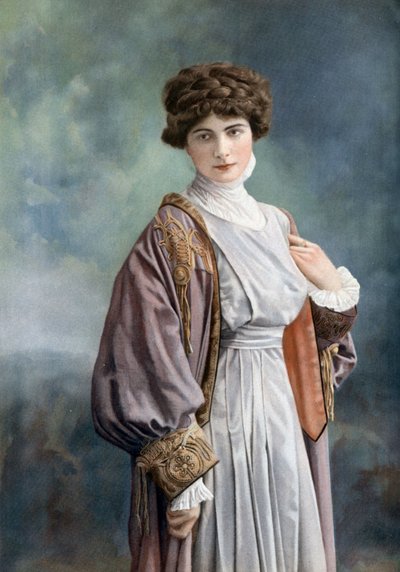Comica Melle Paz Ferrer, foto di Henri Manuel dal giornale francese "Le Theatre" ottobre 1908 da Henri Manuel