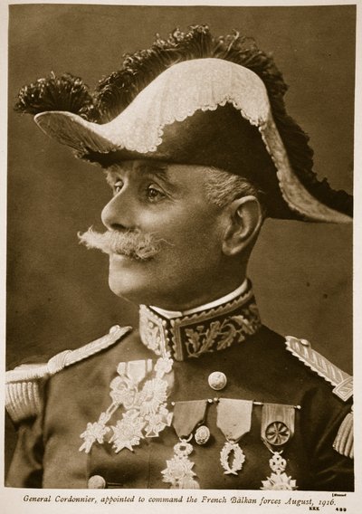 Generale Cordonnier, nominato a comandare le forze francesi nei Balcani agosto da Henri Manuel