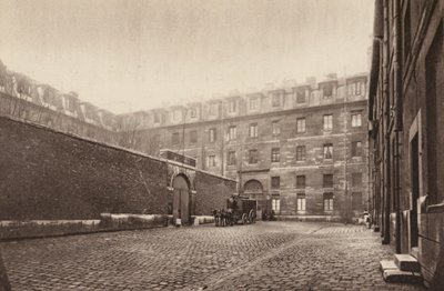Parigi: Cortile interno di St-Lazare, la prigione delle donne da Henri Manuel
