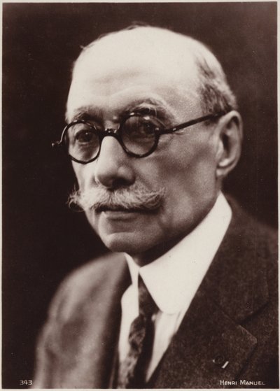 Ritratto di Andre Messager da Henri Manuel