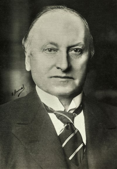 Ritratto di Lord Georges Curzon (foto) da Henri Manuel