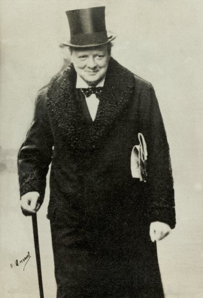 Ritratto di Winston Churchill (foto) da Henri Manuel
